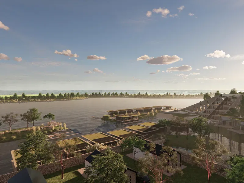 Isla Mosa, Parel aan de Maas
